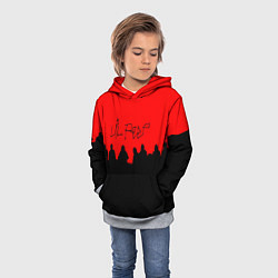 Толстовка-худи детская Lil Peep band, цвет: 3D-меланж — фото 2