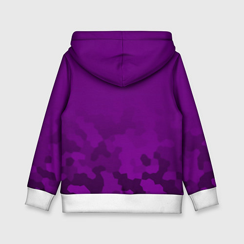 Детская толстовка Inter Miami logo pattern / 3D-Белый – фото 2