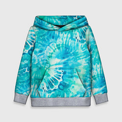 Детская толстовка Морская абстракция аммонит