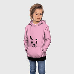 Толстовка-худи детская BT21 Cooky, цвет: 3D-черный — фото 2