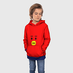 Толстовка-худи детская BT21 Tata, цвет: 3D-синий — фото 2