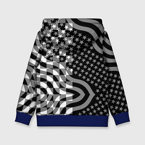 Детская толстовка Assassins Creed logo game usa / 3D-Синий – фото 2