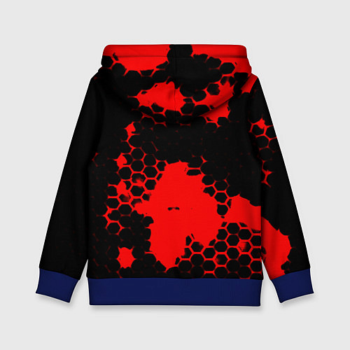 Детская толстовка The Witcher hexagon краски / 3D-Синий – фото 2