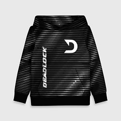 Толстовка-худи детская Deadlock metal game lines, цвет: 3D-черный