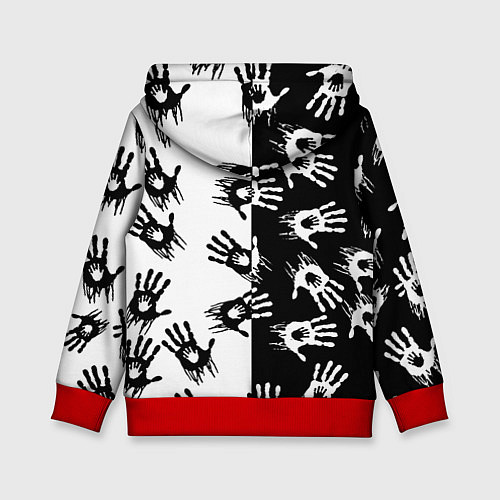Детская толстовка Half life руки / 3D-Красный – фото 2