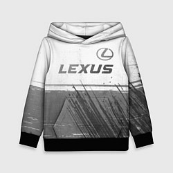 Детская толстовка Lexus - white gradient посередине