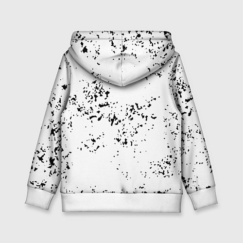 Детская толстовка Ведьмак краски лого / 3D-Белый – фото 2