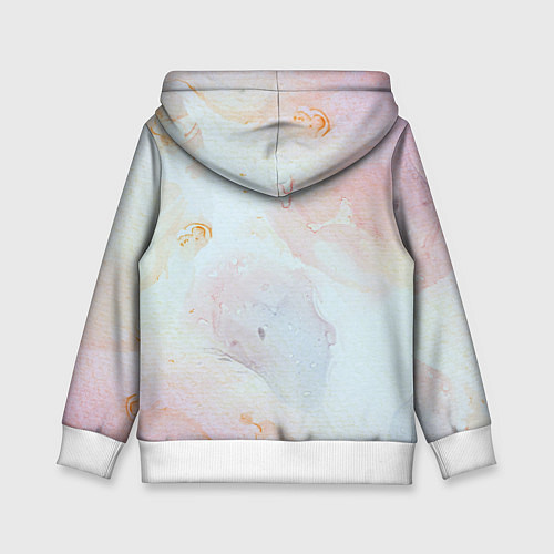 Детская толстовка Маяк у моря на закате в отпечатке пальца / 3D-Белый – фото 2