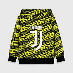 Толстовка-худи детская Juventus pattern fc, цвет: 3D-черный