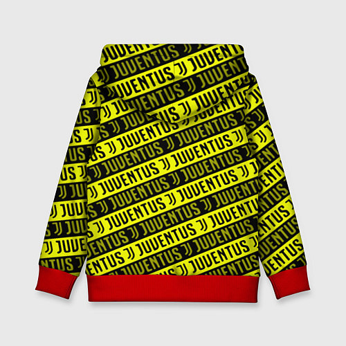 Детская толстовка Juventus pattern fc / 3D-Красный – фото 2