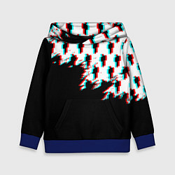 Детская толстовка Billie Eilish pattern glitch