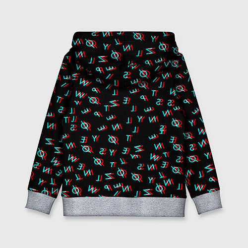 Детская толстовка Twenty one pilots glitch / 3D-Меланж – фото 2