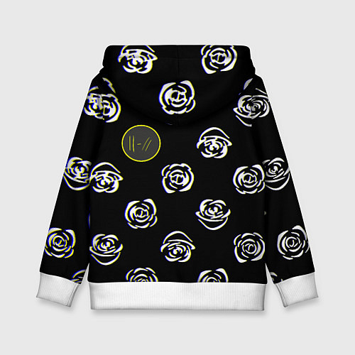 Детская толстовка Twenty one pilots rose / 3D-Белый – фото 2