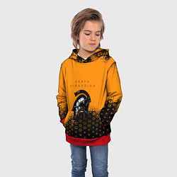 Толстовка-худи детская Death Stranding game studio, цвет: 3D-красный — фото 2