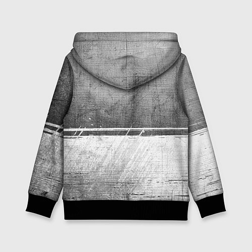 Детская толстовка Porto - grey gradient посередине / 3D-Черный – фото 2