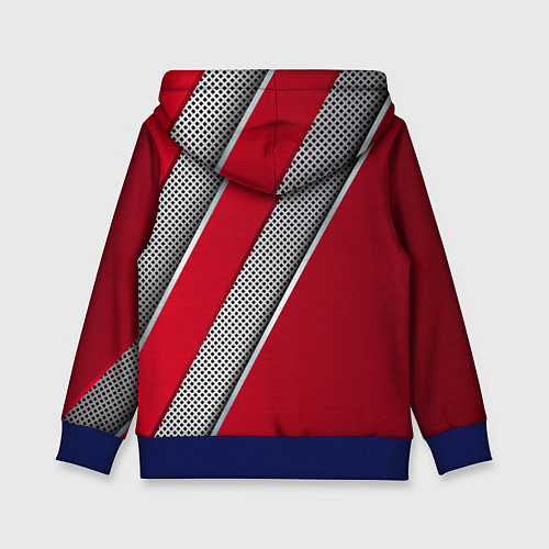 Детская толстовка Mercedes carbon / 3D-Синий – фото 2