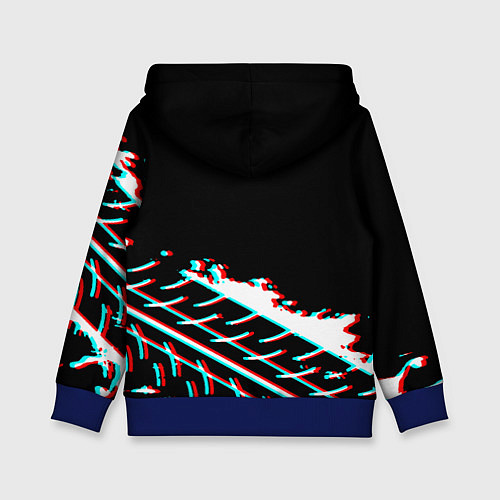 Детская толстовка Fortnite краски глитч / 3D-Синий – фото 2