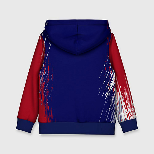 Детская толстовка Velial squad - red abstract / 3D-Синий – фото 2
