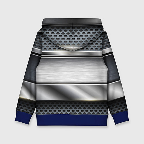 Детская толстовка BMW metal texture / 3D-Синий – фото 2