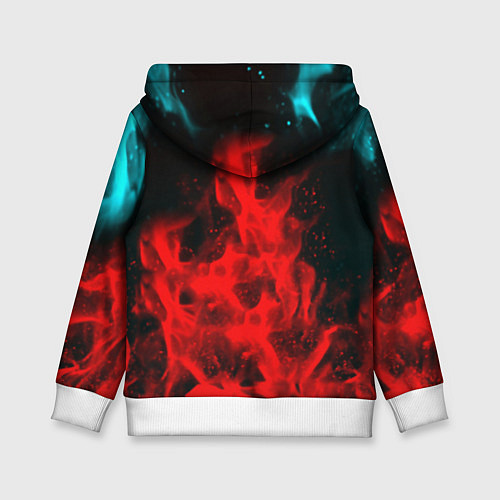 Детская толстовка Metro 2033 fire / 3D-Белый – фото 2