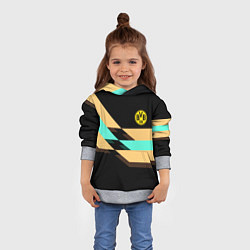 Толстовка-худи детская Borussia sport line, цвет: 3D-меланж — фото 2