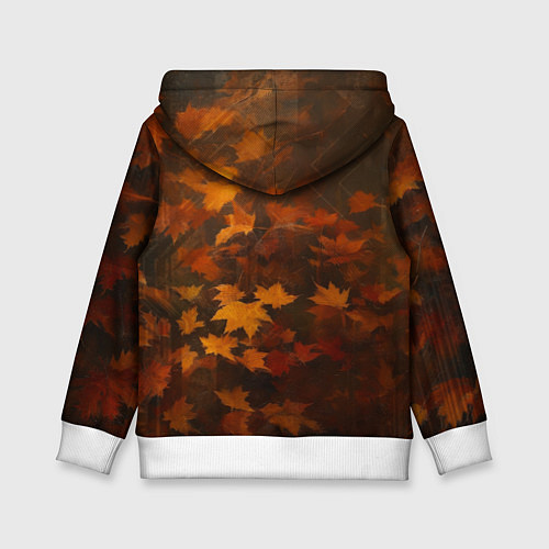 Детская толстовка Медвежонок в кепке и шарфе / 3D-Белый – фото 2