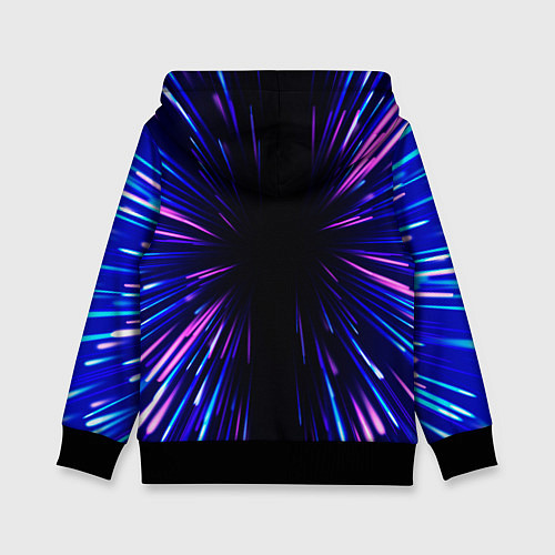 Детская толстовка Jaguar neon energy / 3D-Черный – фото 2