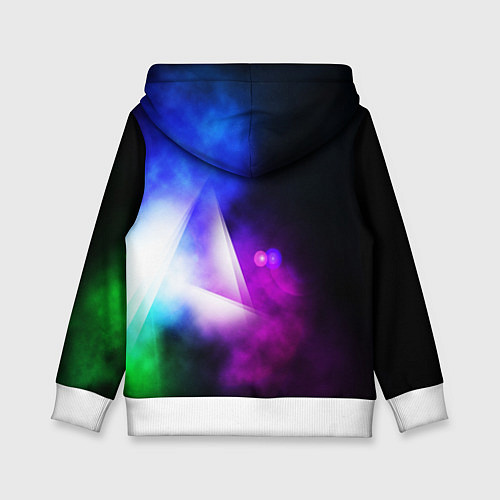 Детская толстовка Космос геометрия / 3D-Белый – фото 2