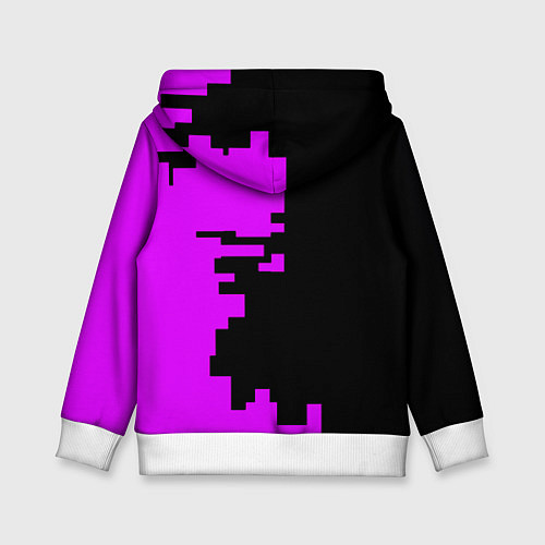Детская толстовка Tekken pattern pink / 3D-Белый – фото 2