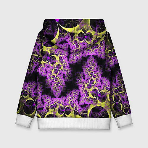 Детская толстовка Абстракция фракталов / 3D-Белый – фото 2