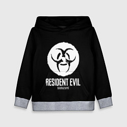 Толстовка-худи детская Resident Evil umbrella corp logo, цвет: 3D-меланж