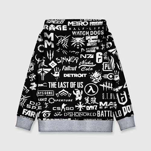 Детская толстовка Киберсорт Россия герб / 3D-Меланж – фото 2