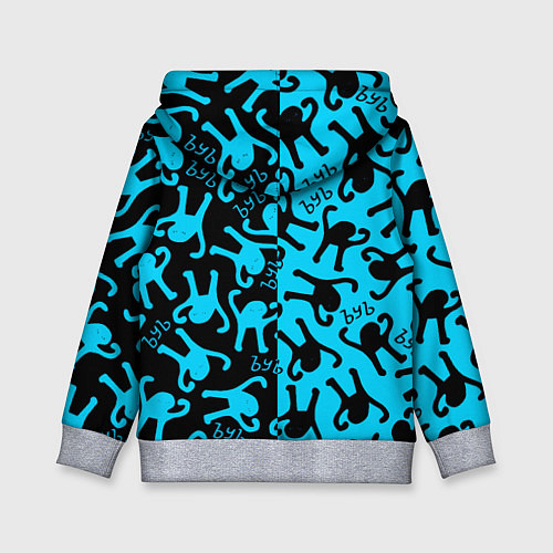 Детская толстовка ACDC mem party / 3D-Меланж – фото 2