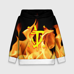 Толстовка-худи детская DOTA storm, цвет: 3D-белый