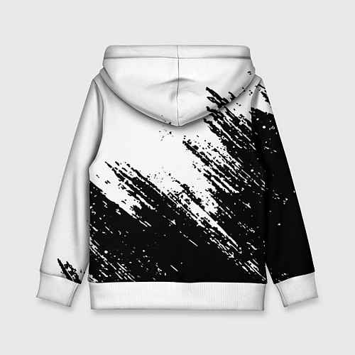 Детская толстовка Warframe штриховка красок / 3D-Белый – фото 2