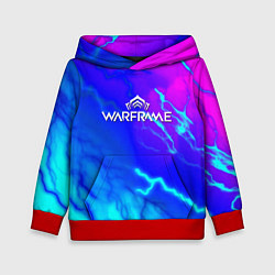 Толстовка-худи детская Warframe neon storm, цвет: 3D-красный