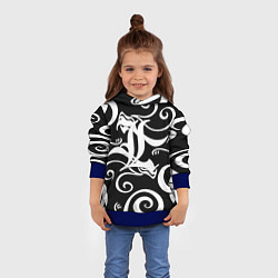 Толстовка-худи детская Death Note japan anime, цвет: 3D-синий — фото 2