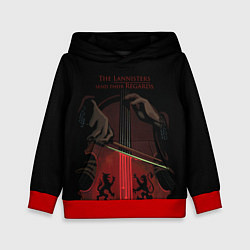 Детская толстовка The Lannister send their Regards game of thrones