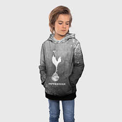 Толстовка-худи детская Tottenham - grey gradient, цвет: 3D-черный — фото 2