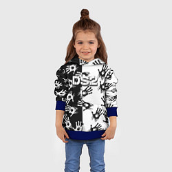 Толстовка-худи детская Death stranding 2 руки, цвет: 3D-синий — фото 2