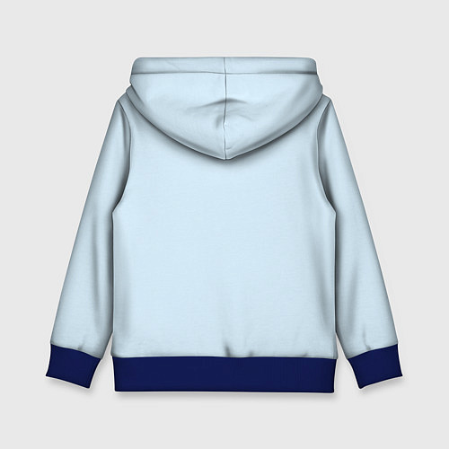 Детская толстовка Рик и Морти снег - бабочка / 3D-Синий – фото 2