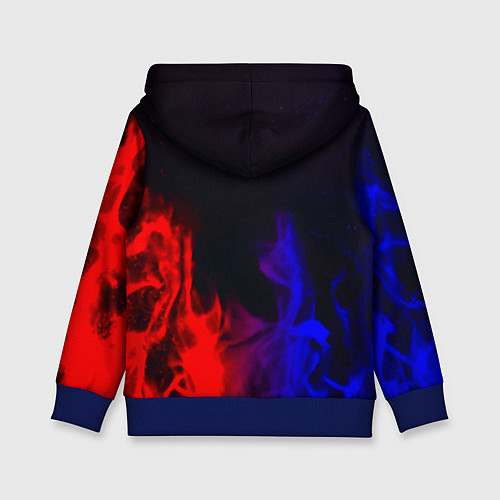 Детская толстовка Horizon: Zero Dawn flame steel / 3D-Синий – фото 2