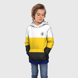 Толстовка-худи детская Когда была свободна Русь - НИКА, цвет: 3D-синий — фото 2