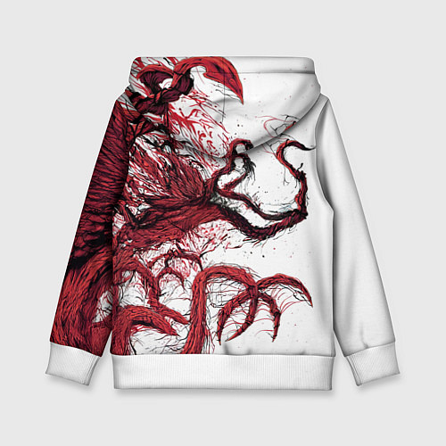 Детская толстовка Carnage - Symbiot / 3D-Белый – фото 2