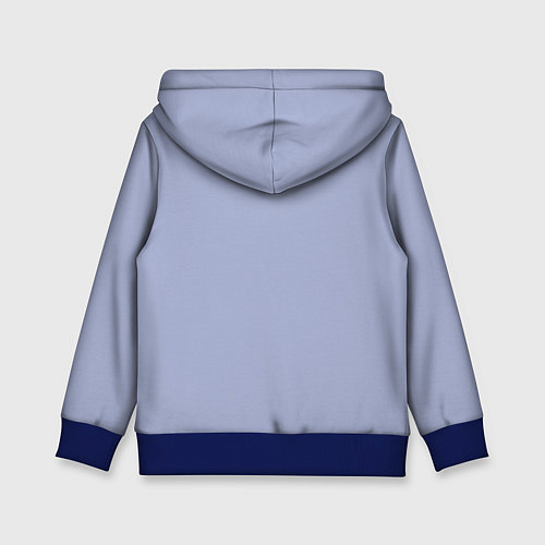 Детская толстовка Снегири на ветке / 3D-Синий – фото 2