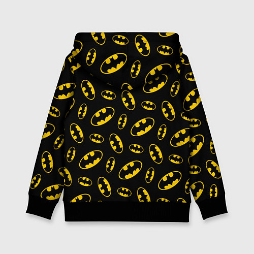 Детская толстовка Бэтмен узор / 3D-Черный – фото 2