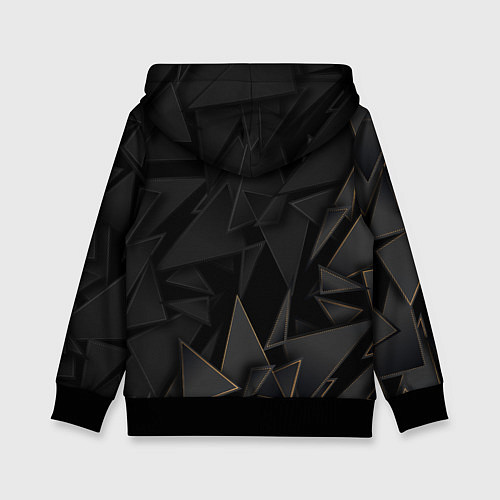 Детская толстовка Leeds United golden poly / 3D-Черный – фото 2