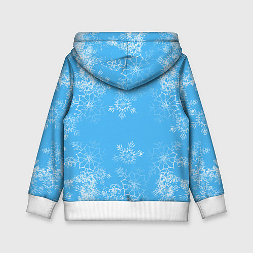 Детская толстовка Happy Holidays - Fortnite Ginger Gunner и Щелкунчи / 3D-Белый – фото 2