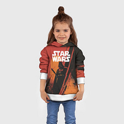 Толстовка-худи детская Darth Vader - Star Wars, цвет: 3D-белый — фото 2