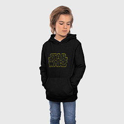 Толстовка-худи детская Logo - Star Wars, цвет: 3D-черный — фото 2